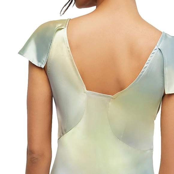 WeWoreWhat Lace Midi Slip Dress in Color Watercolor Size 4 - Picture 5 of 9